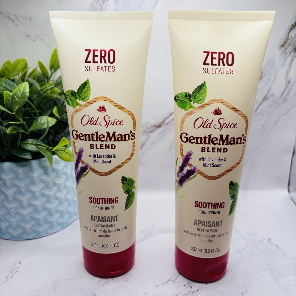 2-Old‎ Spice Gentleman's Blend with Lavender & Mint Scent Hair Conditioner 8oz